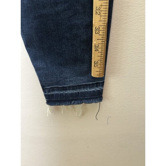 Spanx Pull On Skinny Blue Denim Jeans Womens Plus Size 1X - Picture 6 of 9
